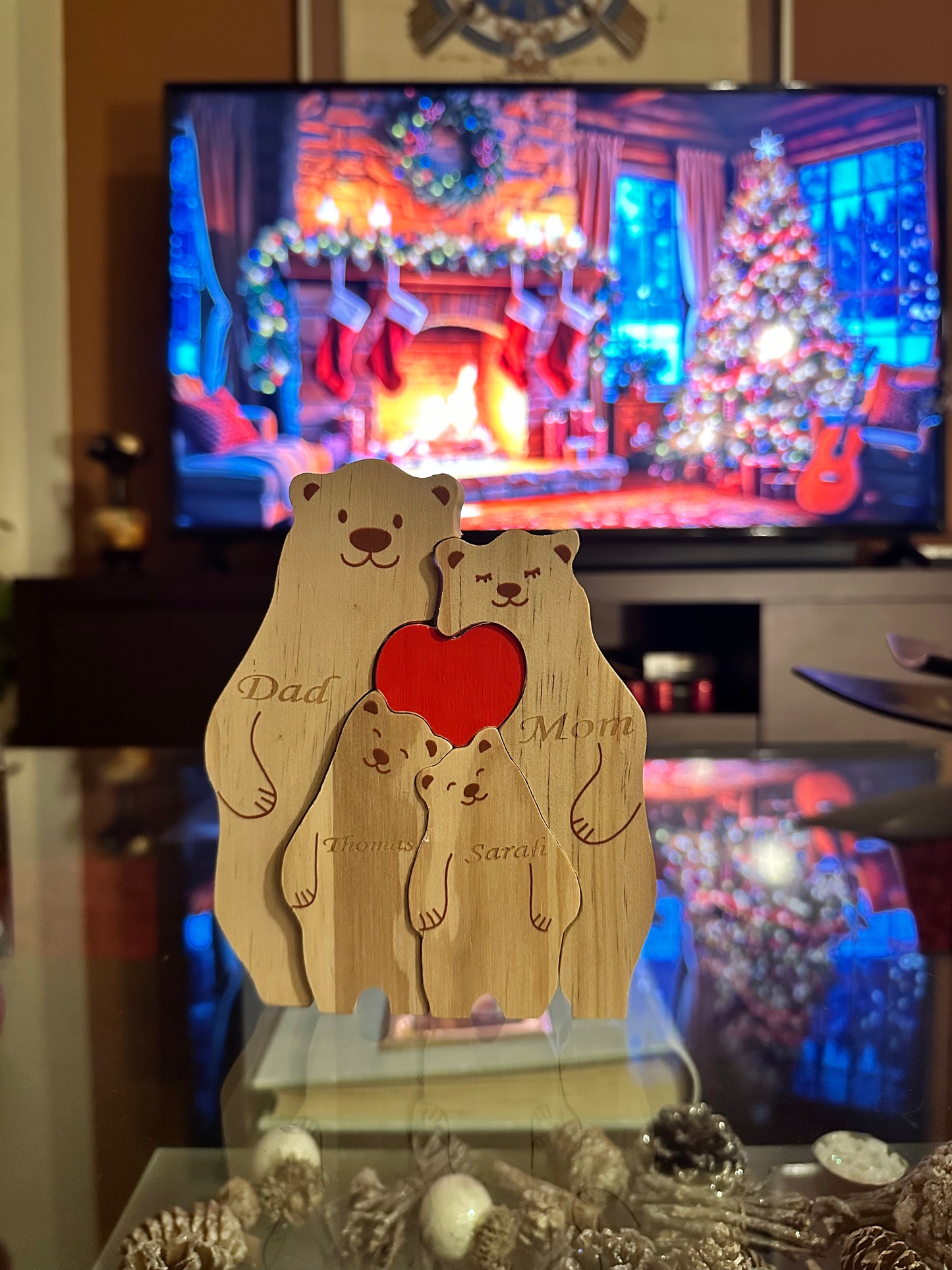 Bear Family Wooden Puzzle
