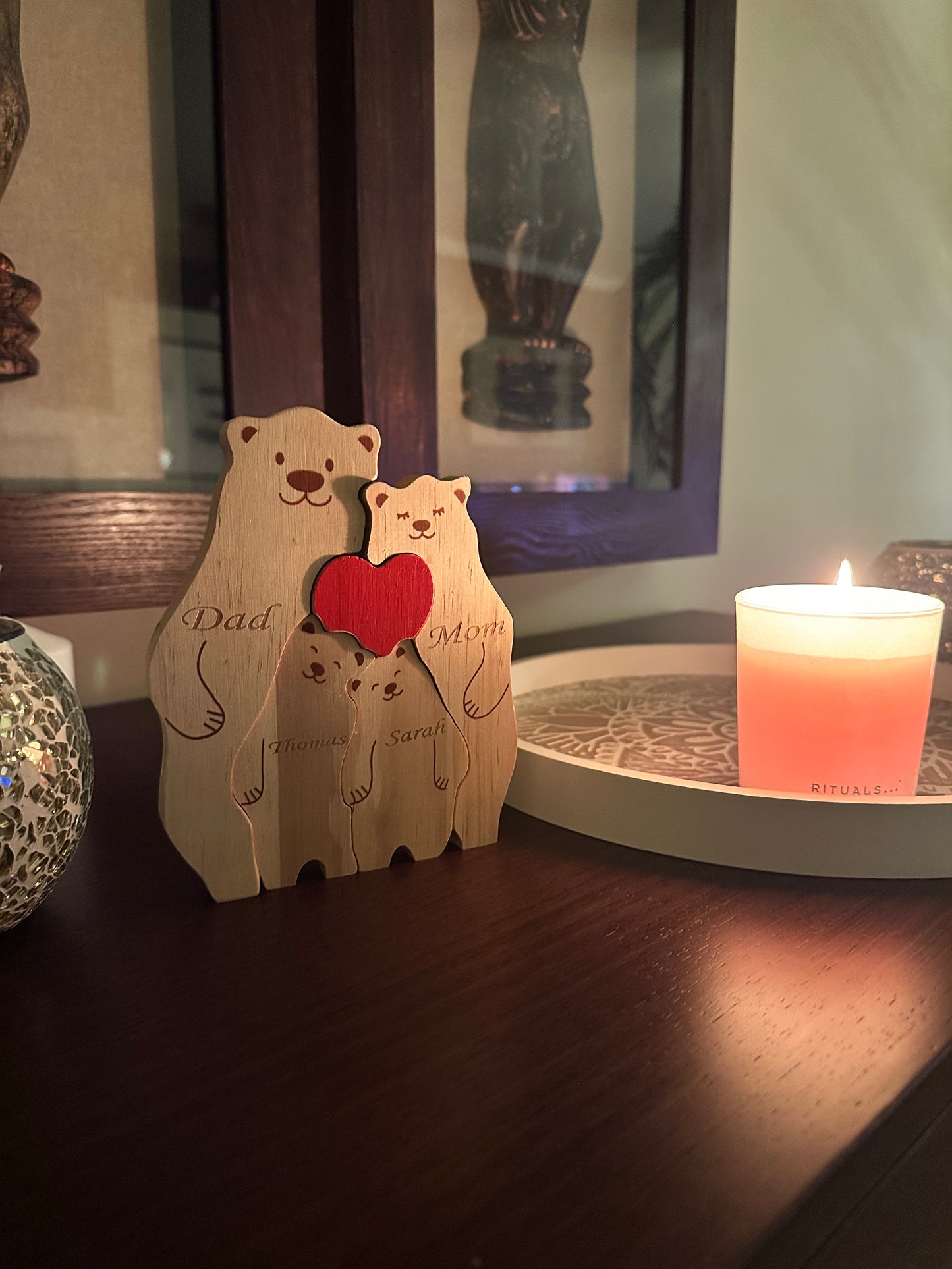 Bear Family Wooden Puzzle