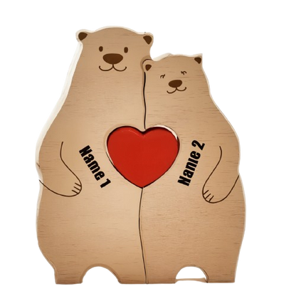Bear Family Wooden Puzzle
