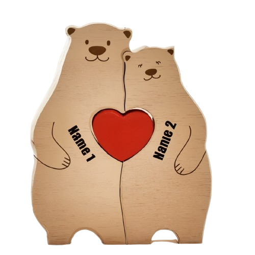 Bear Family Wooden Puzzle